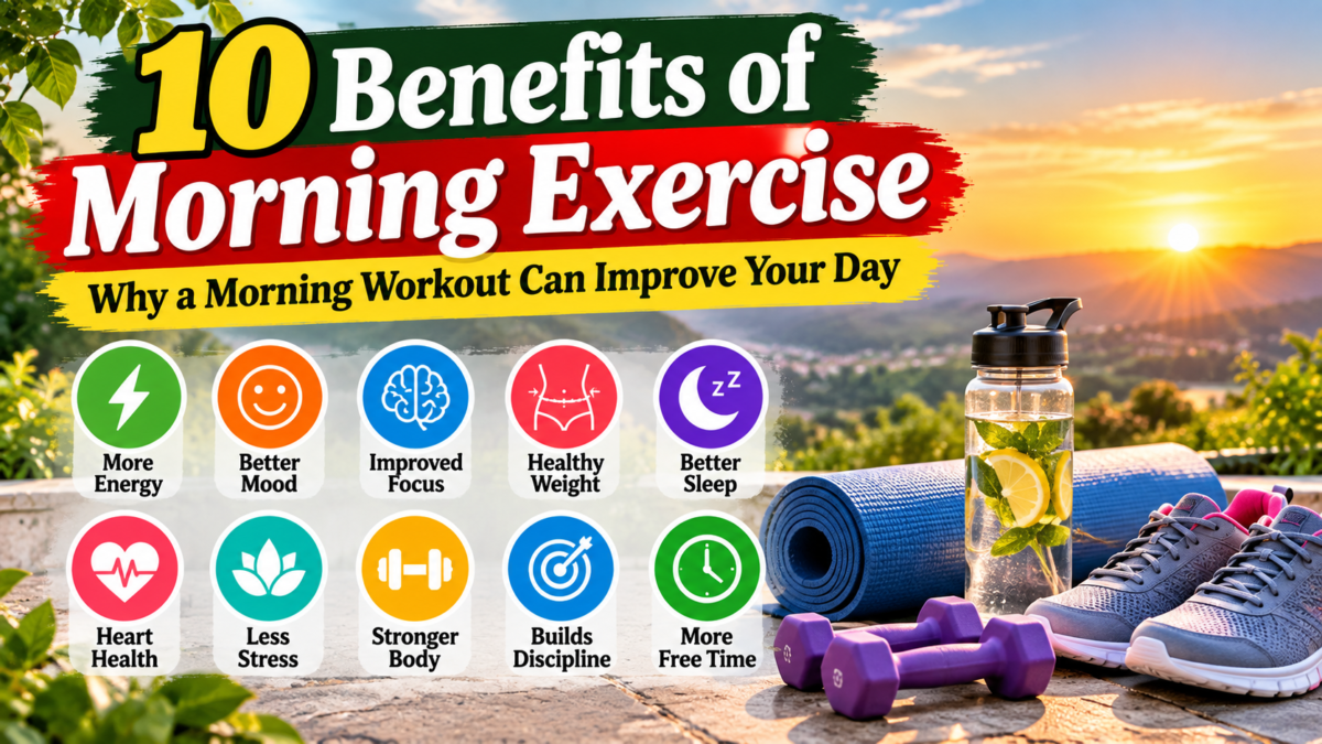 Benefits of morning exercise and a simple morning workout routine