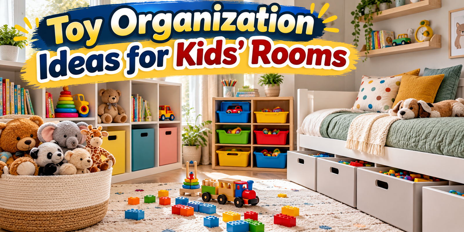 Toy Organization Ideas for Kids' Rooms