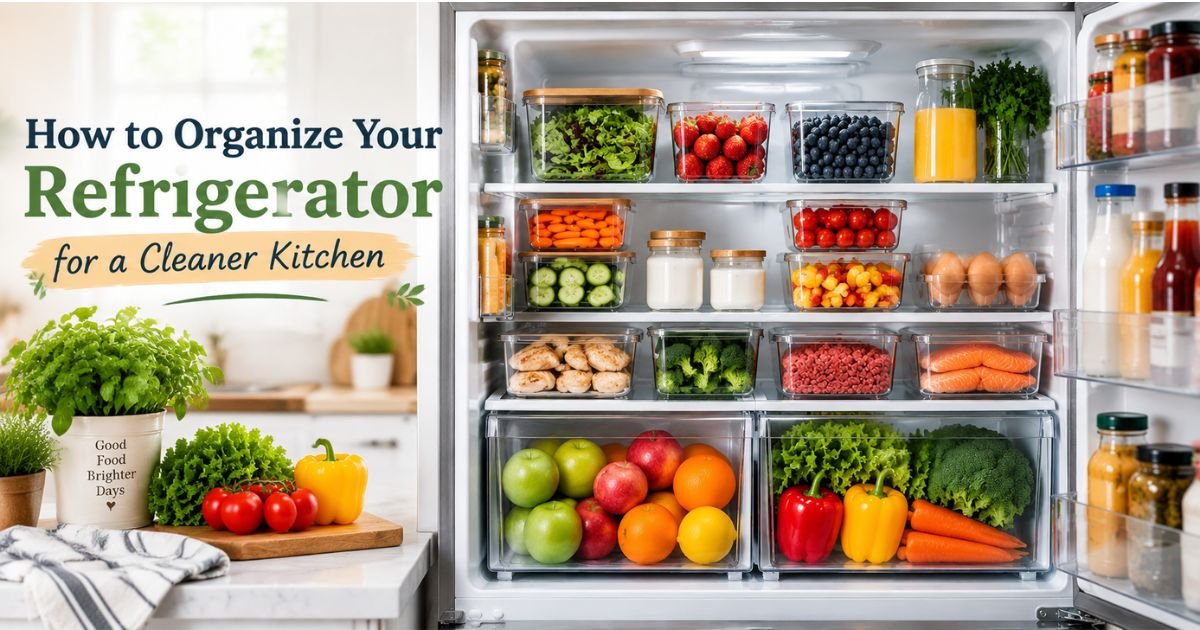 ✅ Fridge Organization for a cleaner kitchen with organized refrigerator shelves