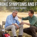 Heat stroke symptoms and first aid, including cooling a person in hot weather