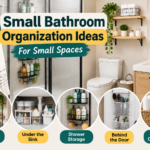 Small bathroom organization ideas for small spaces with smart storage solutions